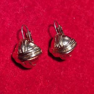 Monet gold tone pierced earrings